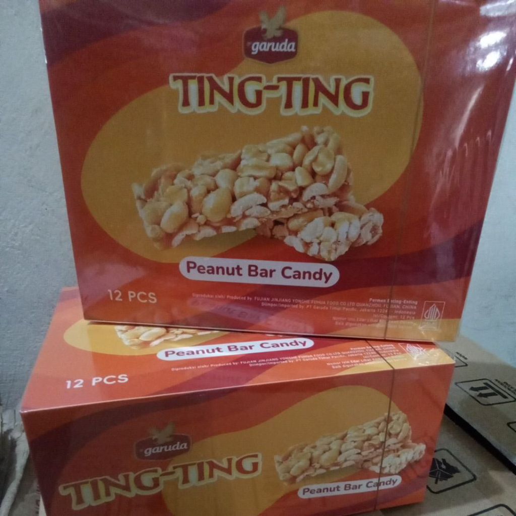 

Garuda Ting -ting Peanut Bar Candy |12pcs