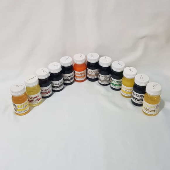 

Mohler Pasta Pandan/ Vanilla/ Ketan Hitam/ Chocolate/ Mango/ Lychee/ Moca/ Pistachio/ Butter/ Buttermilk/ Taro/ Red Velvet 60ml