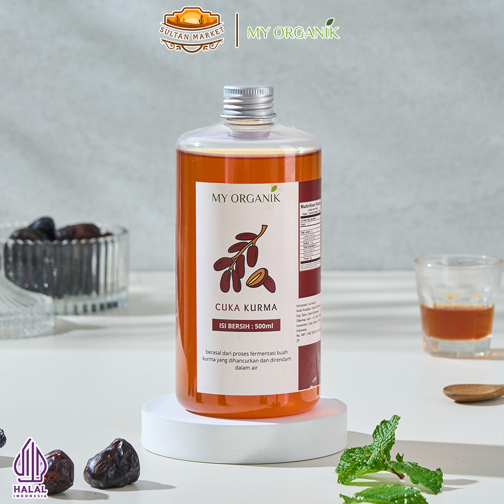 

My Organik Cuka Kurma Original Dates Vinega With Mother Organik Premium 500ml