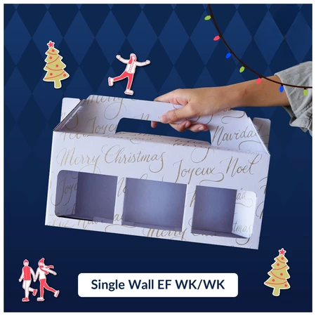 

Box Packagig Kado Hadiah Dus Natal Box Gable Jinjing 32x9x14 cm