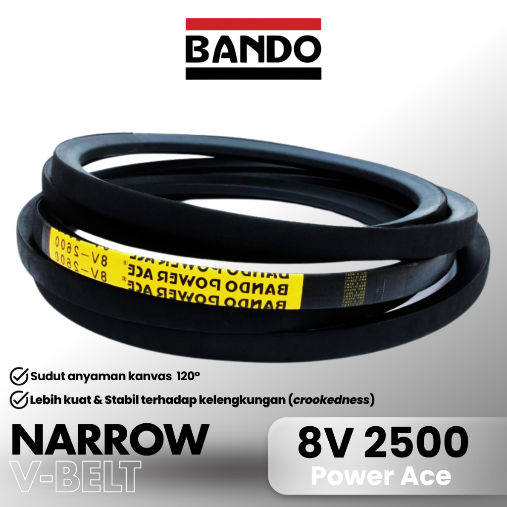 BANDO Vbelt 8V 2500 - Power Ace