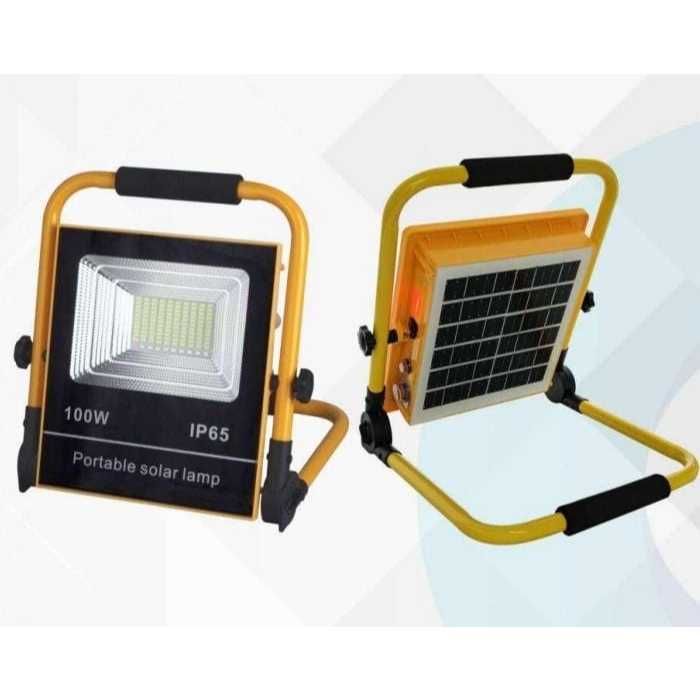 LAMPU SOROT LED SOLAR PANEL EMERGENCY LAMPU LED SOLAR CELL GW1043 200W LAMPU SOROT LED