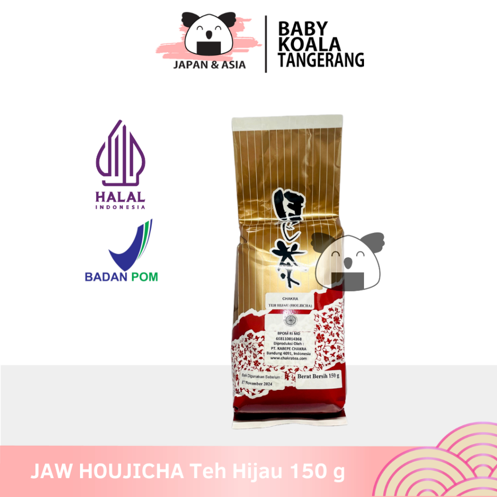 

JAW HOUJICHA Teh Hijau 150 g Halal | Japanese Roasted Green Tea -BKT