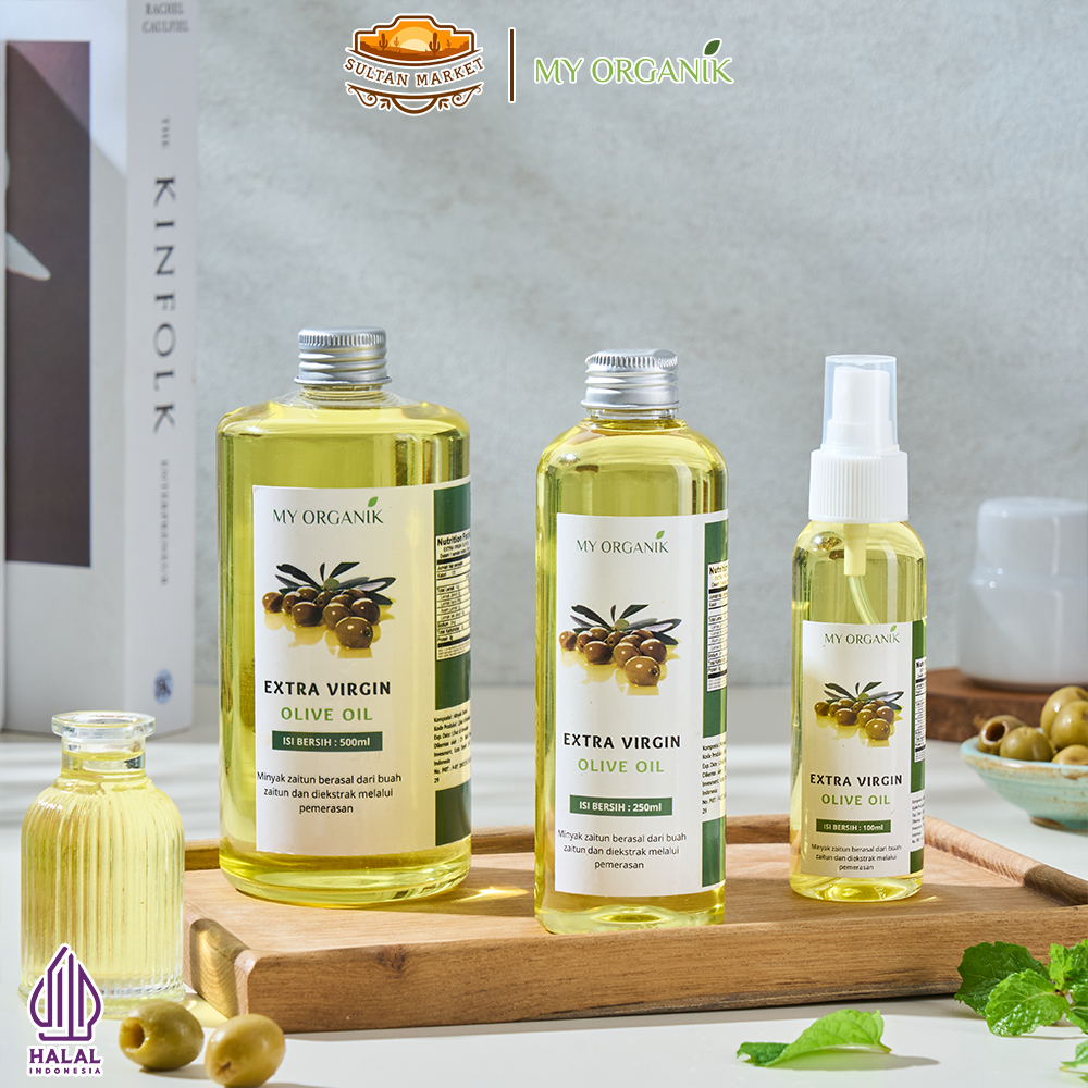 

My Organik Minyak Zaitun Extra Virgin Olive Oil Organic Premium Murni Asli 100% EVOO Ekstra Virgin Organik