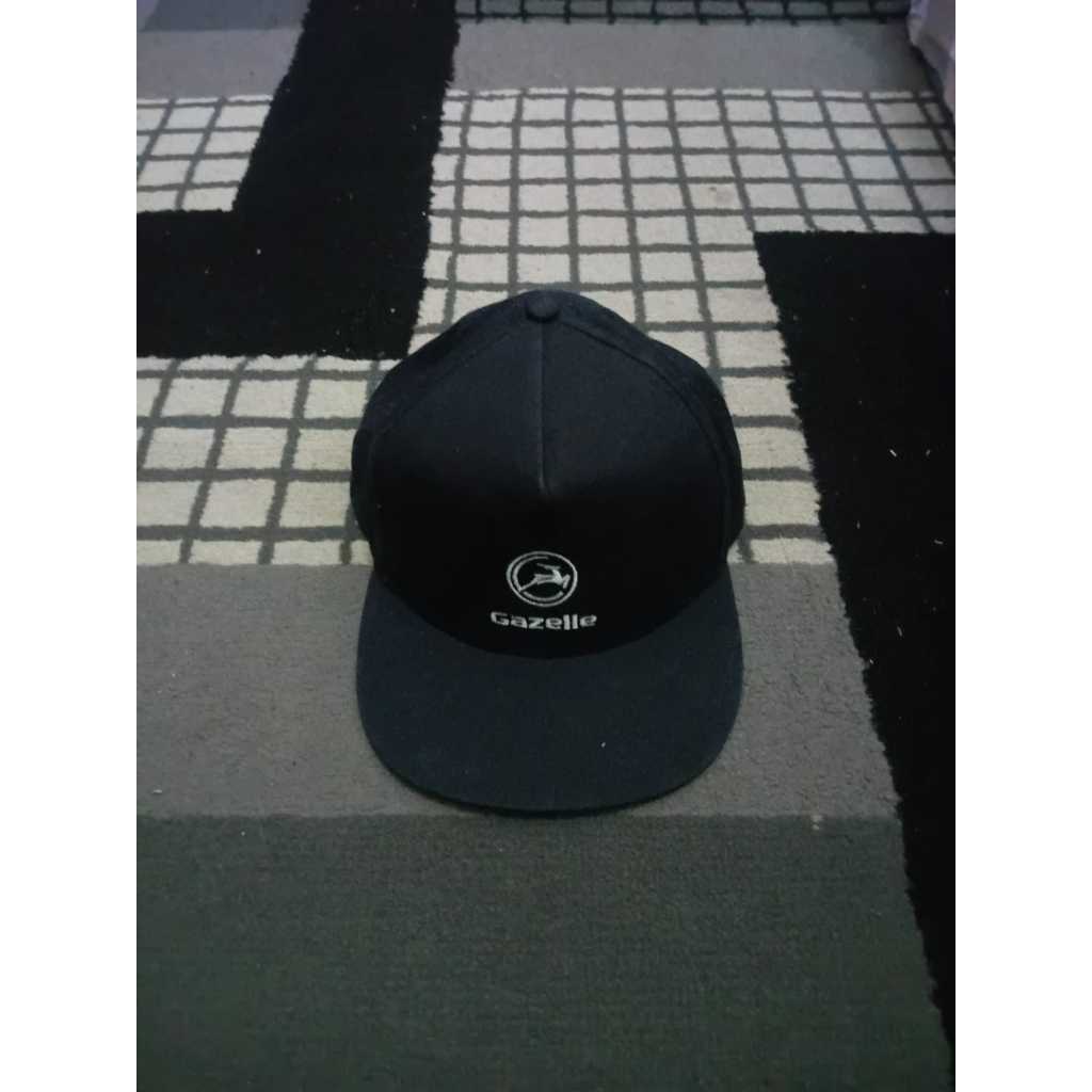 Gazelle Cycling Cap Topi Sepeda Balap Vintage Road Bike Jadul Fixie MTB Gravel Commuter