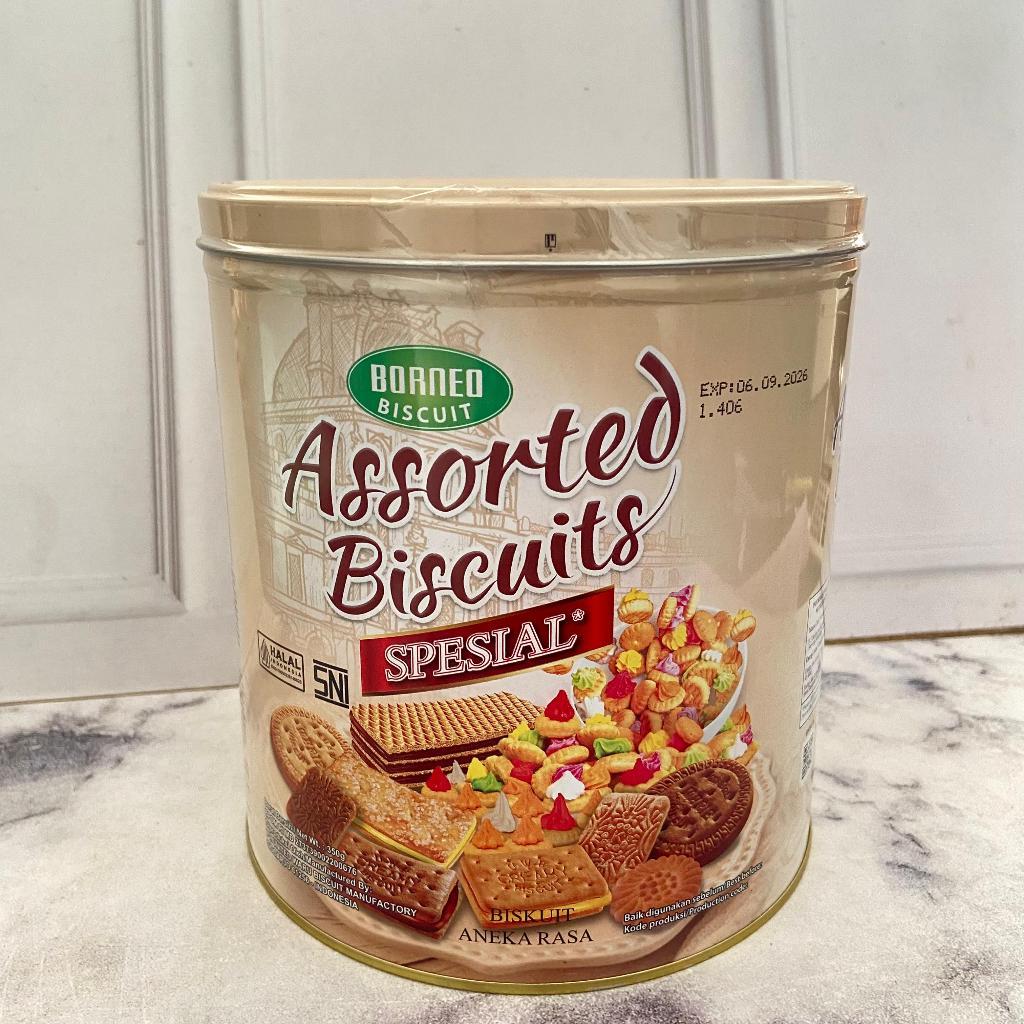 UBM Borneo Assorted Biscuit Special / Borneo Assorted Biscuit Spesial / UBM kaleng 350 gram / UBM Bo