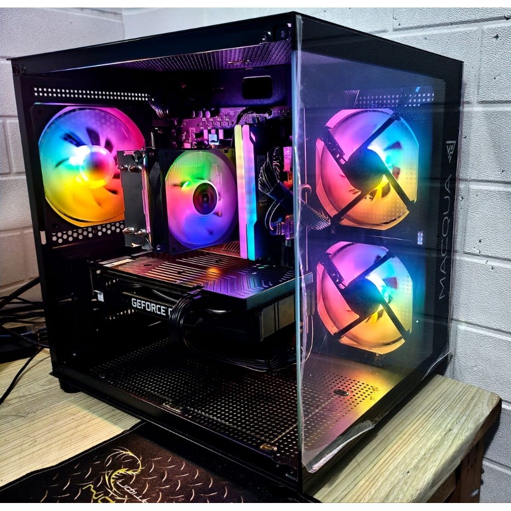 Pc Gaming design i3 12100f Gtx 1660 super 16gb ssd nvme