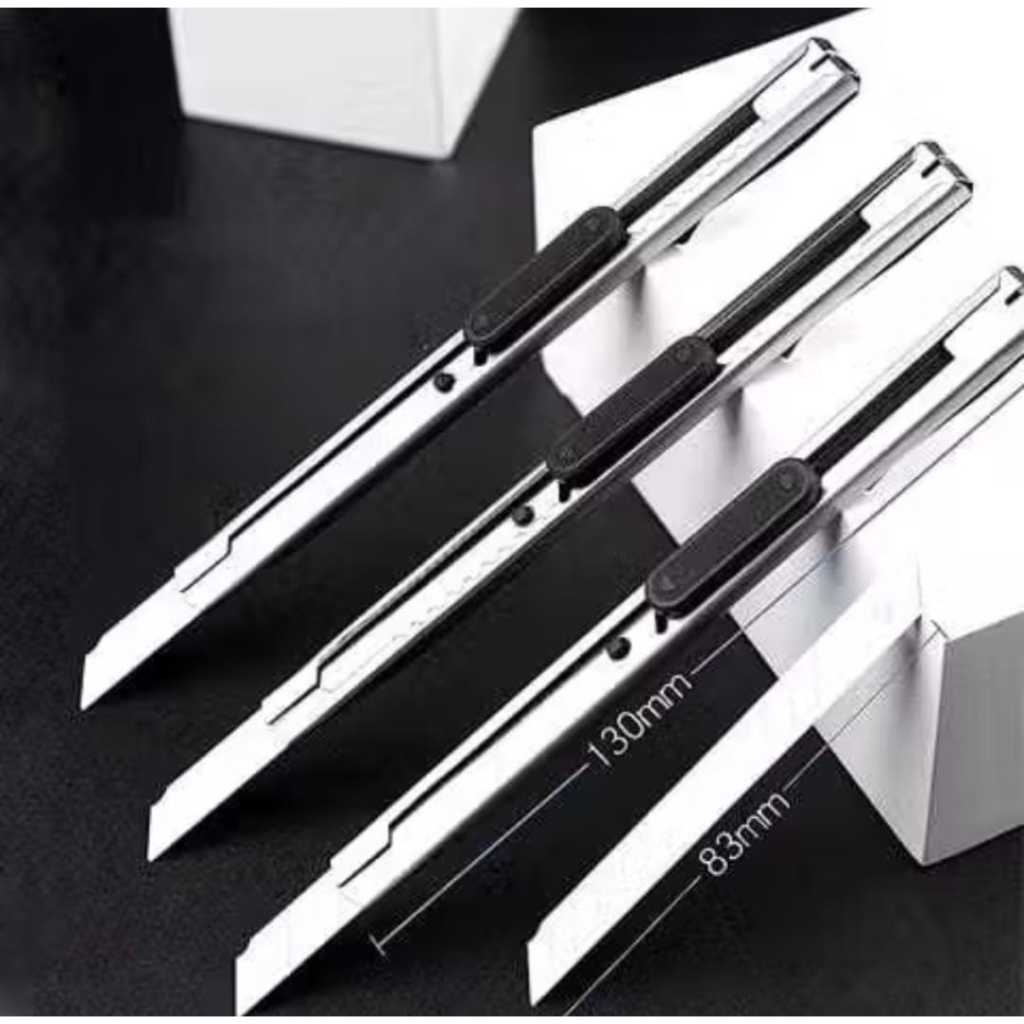 

TTO 013 Pisau Cutter Mini Stainless Cutter Mini Besi Pisau Mini Cutter Stainless Steel