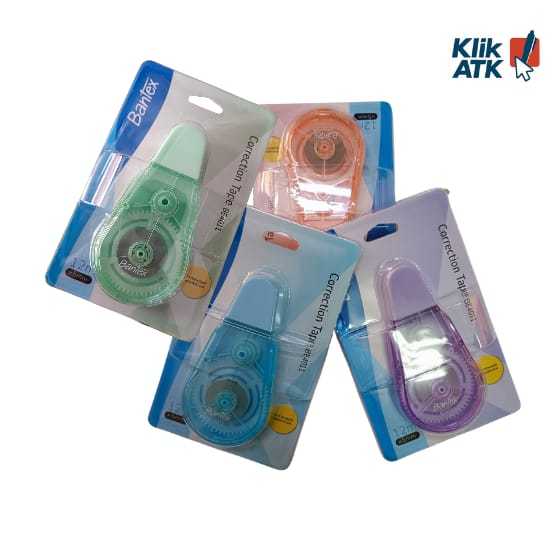 

Correction Tape Bantex BE4011, Pastel Colour 12m x 5mm