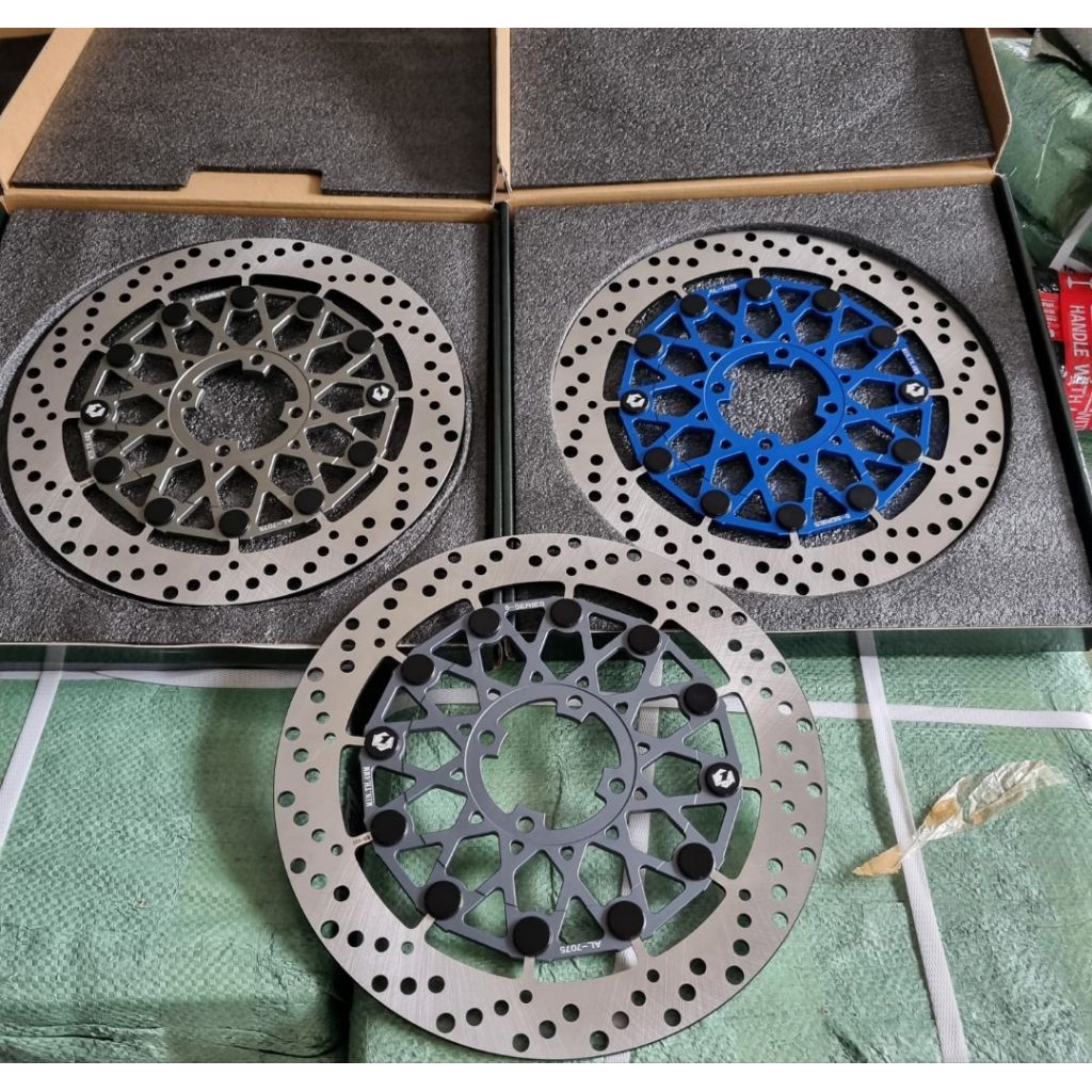 DISC PIRINGAN CAKRAM STAINLESS STEEL 420 FULL FLOATING TDRIVE PRO 1 RACING MODEL YUTAKA UKURAN 300MM