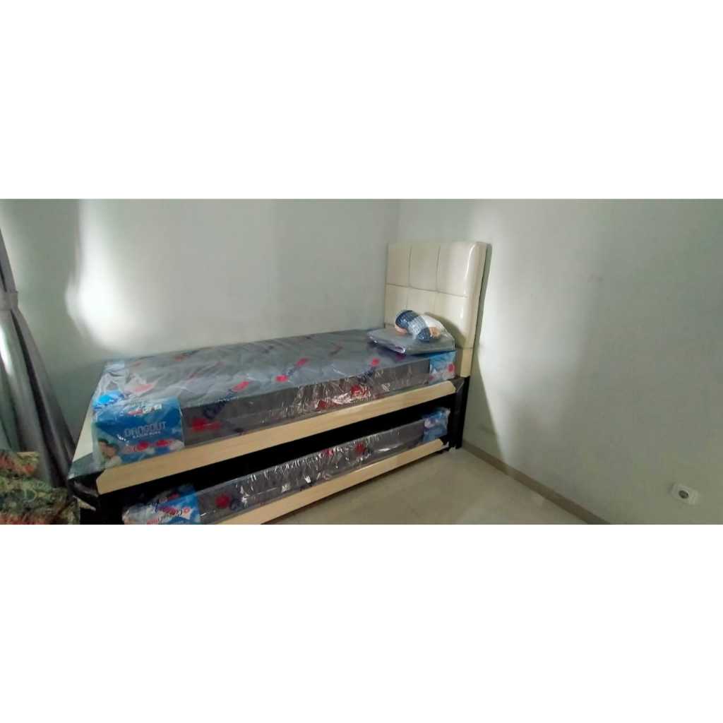 Dipan Sorong Two In One Tingkat Minimalis Free Ongkir Bandung Cimahi Bergaransi 1 Tahun Kain Linen