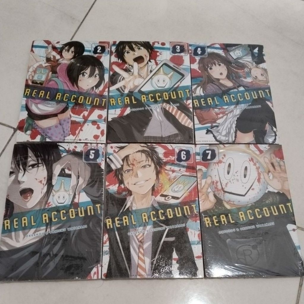 buku komik real account set isi 6 ga ada vol 1