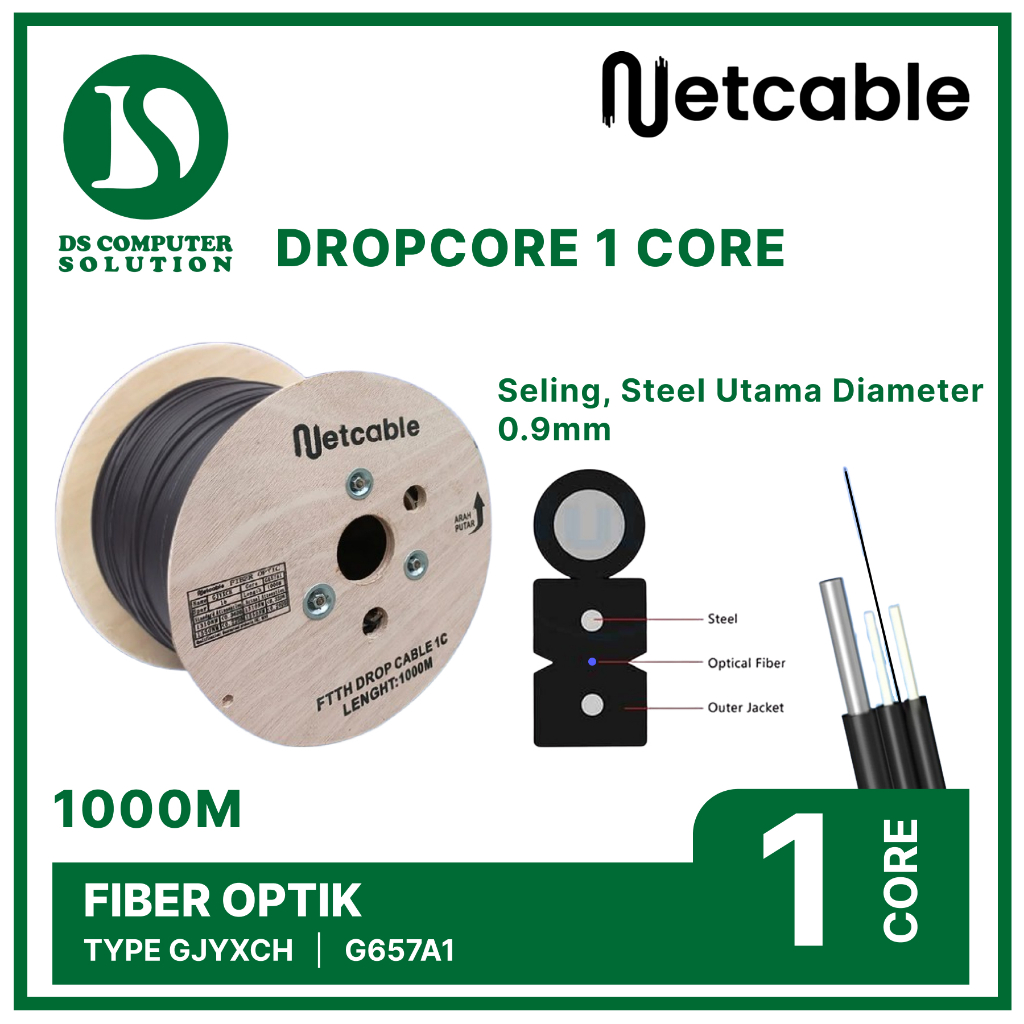 Netcable - Dropcore 1 core 3 seling