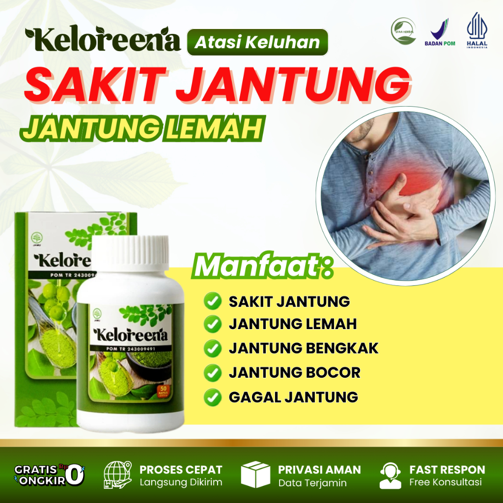Obat Herbal Sakit Jantung, Obat Jantung lemah, Obat Jantung Bengkak, Obat jantung Bocor, Obat Gagal 