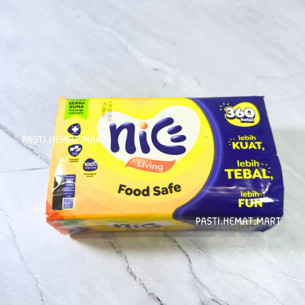 [PAKET GROSIR] 6 PCS Nice Tissue Wajah 360 Helai 2 Ply | Tisu Wajah Nice 360 Lembar | Nice Tisu Gros