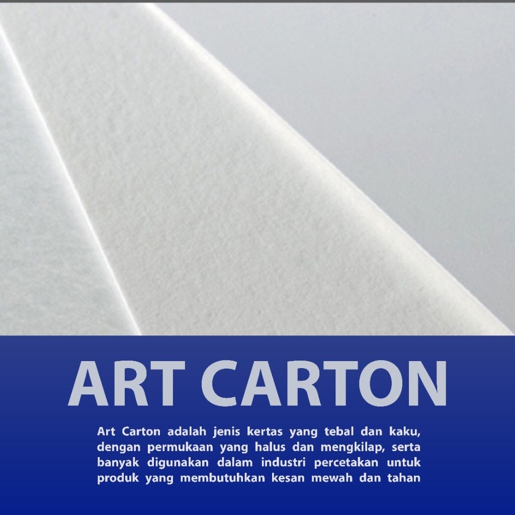 

Printing Art Carton – Kertas Premium 210 gr/230 gr/260 gr (Ketebalan Pilihan, Hasil Cetak Tajam)