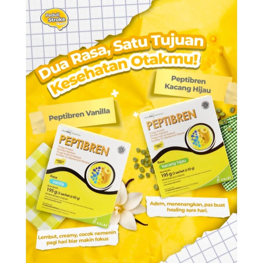 

PEPTIBREN susu nutrisi kesehatan otak