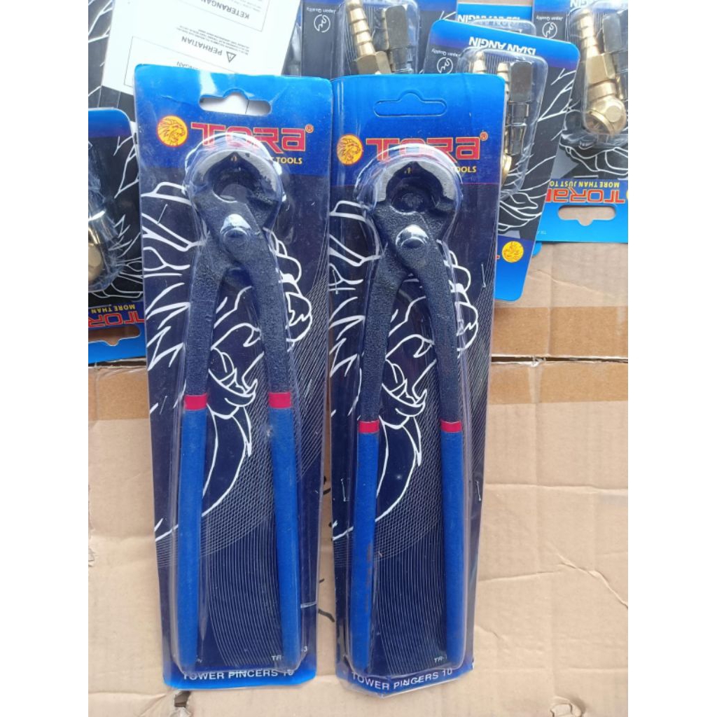 TORA Tang Kaka Tua Totol 10 Inch - Gegep Potong Kawat - Tower Pincer