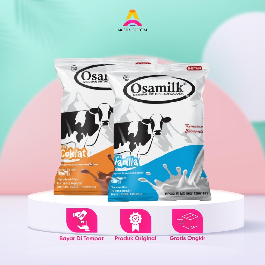 

Osamilk - Susu Bubuk Sapi Untuk Mengemukan Badan isi 500 gr