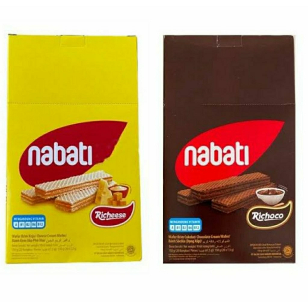 

Nabati Wafer Varian Rasa ( isi 20 pcs /5gr )