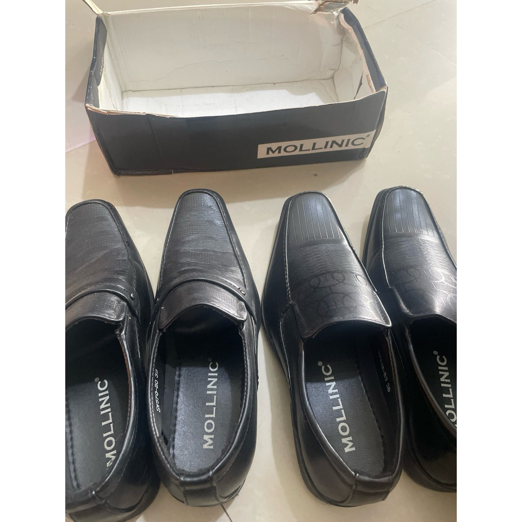 Sepatu Pantofel Pria / Sepatu Formal Pria Mollinic Size 39 Preloved