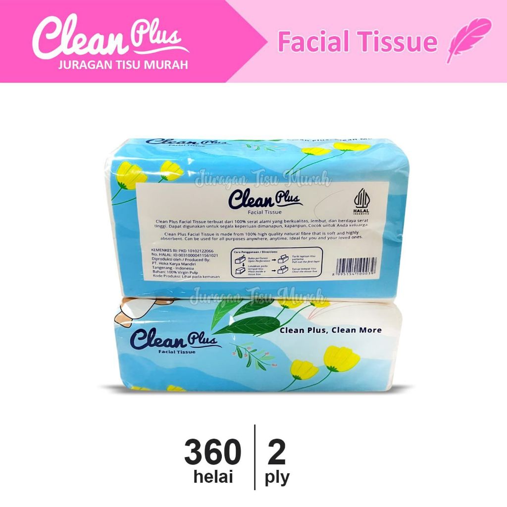 Tisu Cleanplus Paket 10 Pcs Tisu Wajah Tisu Nice Terlaris