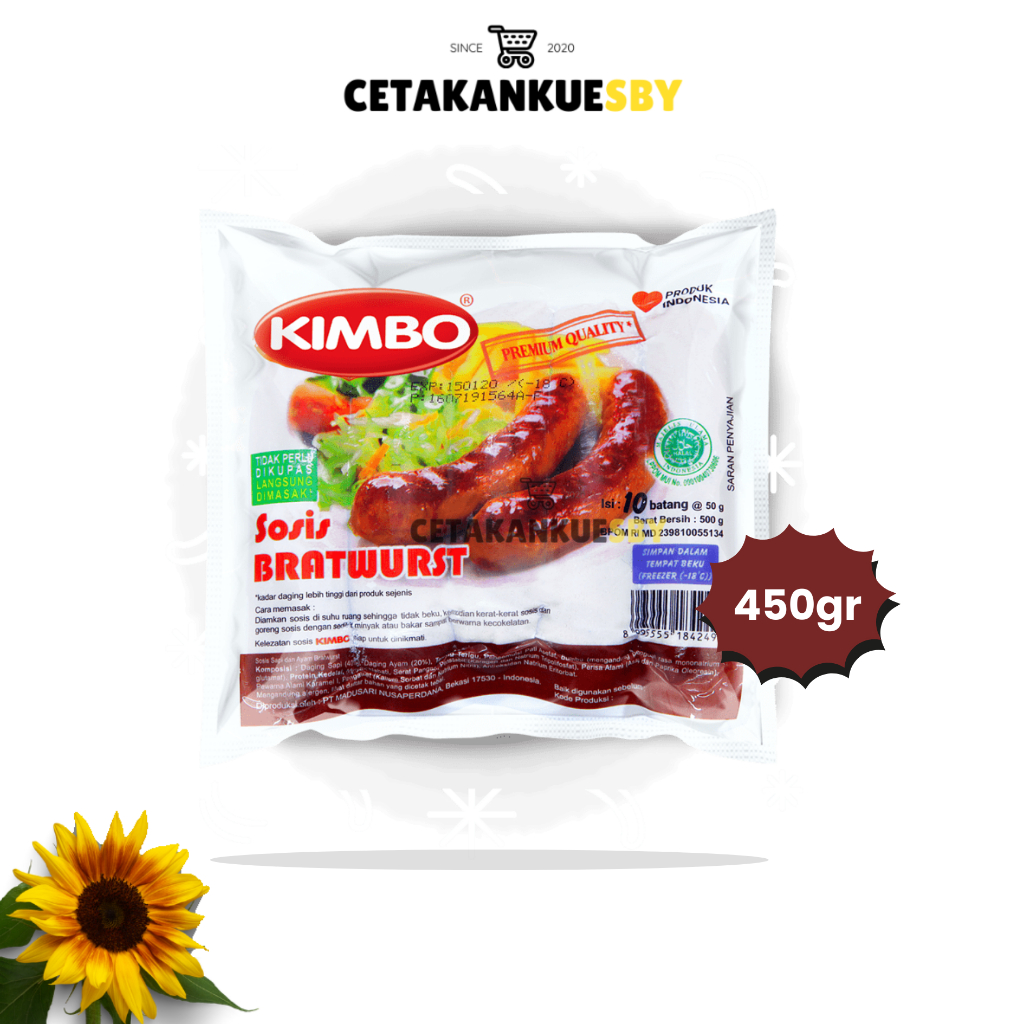 

(CKS) KIMBO SOSIS MINI BRATWURST COCKTAIL 450GR | Frozen Food Sosis Mini KIMBO Bratwurst Coktail 450gr