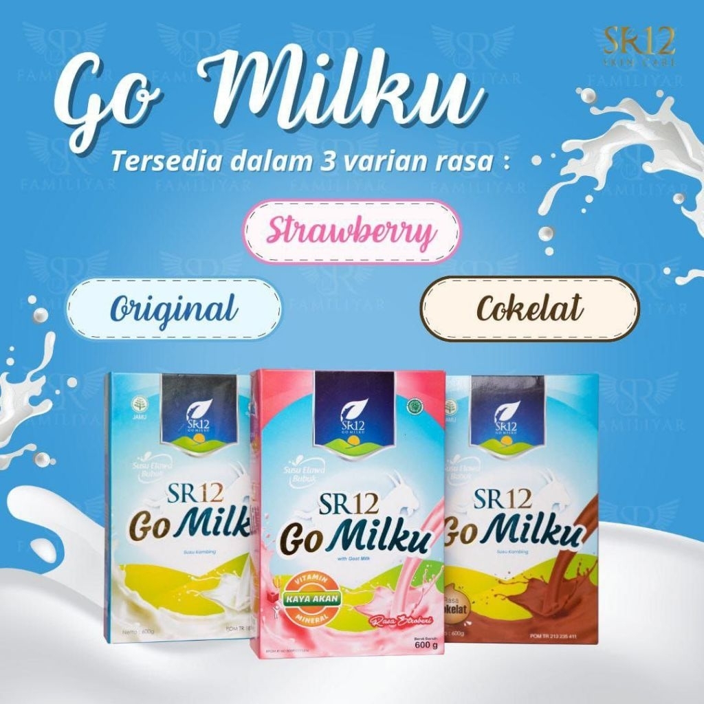 

Gomilku SR12 Susu Kambing Etawa Halal Mui BPOM 600gram
