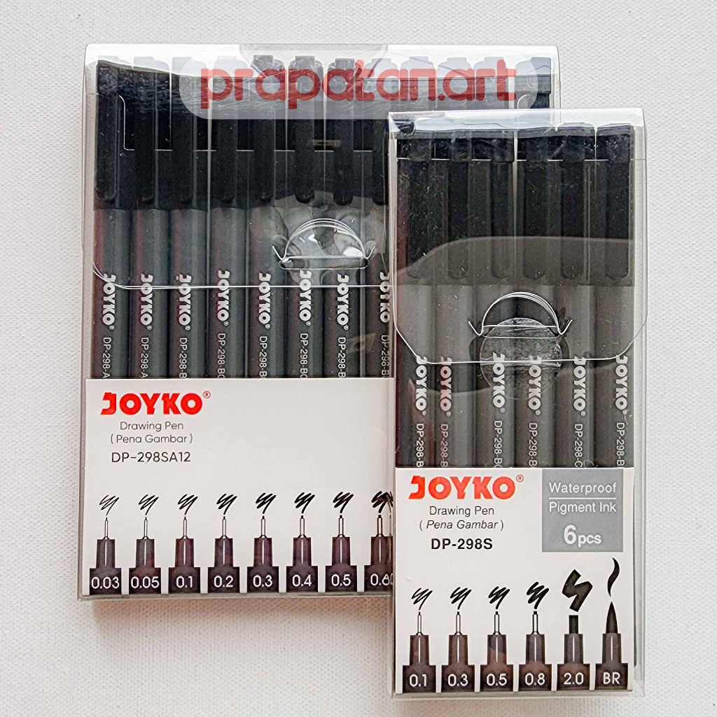 

Joyko DP-298S~DP-298SA12 Drawing Pen Set | Pena Gambar