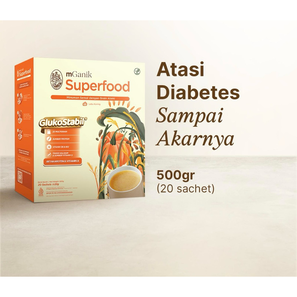 

mGanik Superfood Rasa pumpkin 500Gr - Supplemen Diabetes