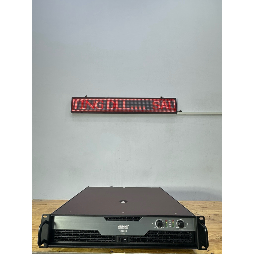 Power Amplifier Wisdom TA3000 Kelas 2 Canel