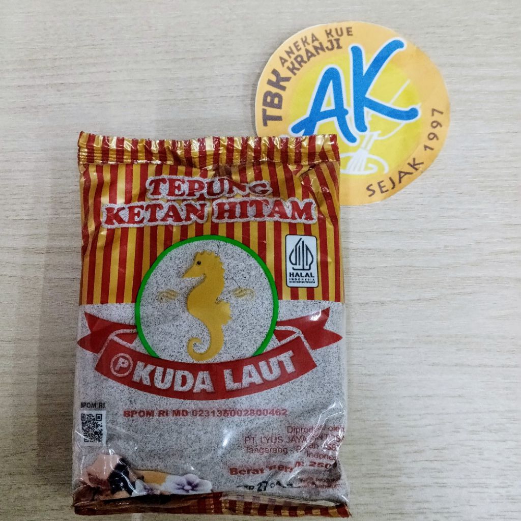 

Tepung ketan hitam 250gram tepung ketan hitam murni naga mas tepung ketan hitam kuda laut