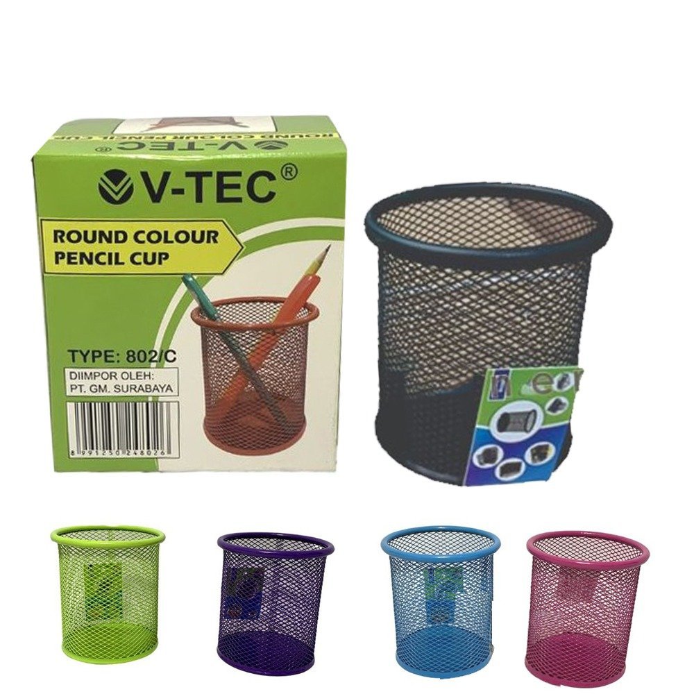 

JUAL PENSIL CUP V-TEC BULAT WARNA 802/C