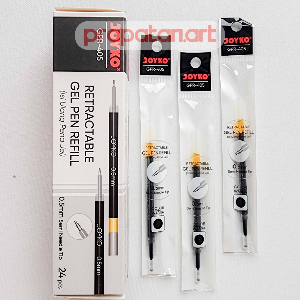 

Joyko GPR-405 REFILL Gel Pen 0.5mm | Pena Jel Refill | Pulpen Refill