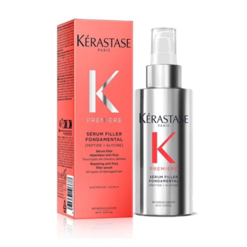 KERASTASE PREMIERE FILLER Serum Filler Rambut 90ml untuk Mengisi Kekosongan Rambut SERUM FILLER FOND