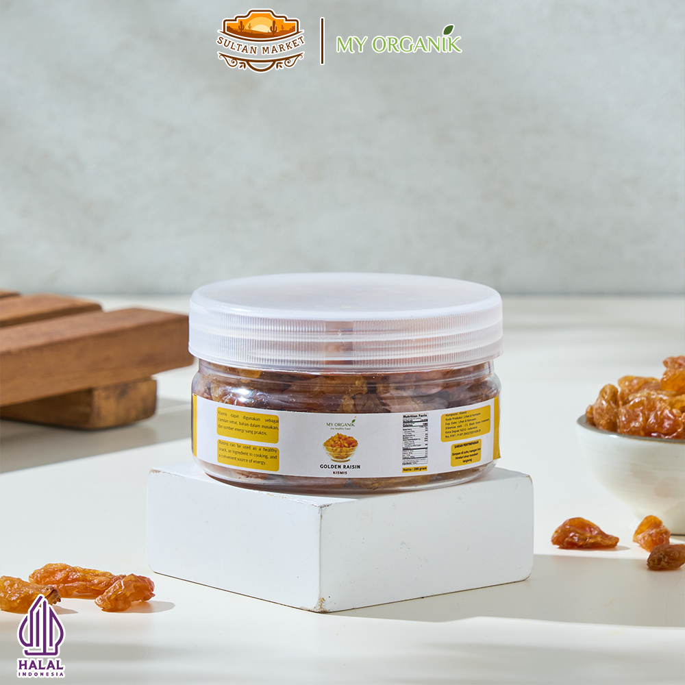 

MY Organik Kismis Golden Raisins Premium Organik Original 100% Raisin Simin Organic