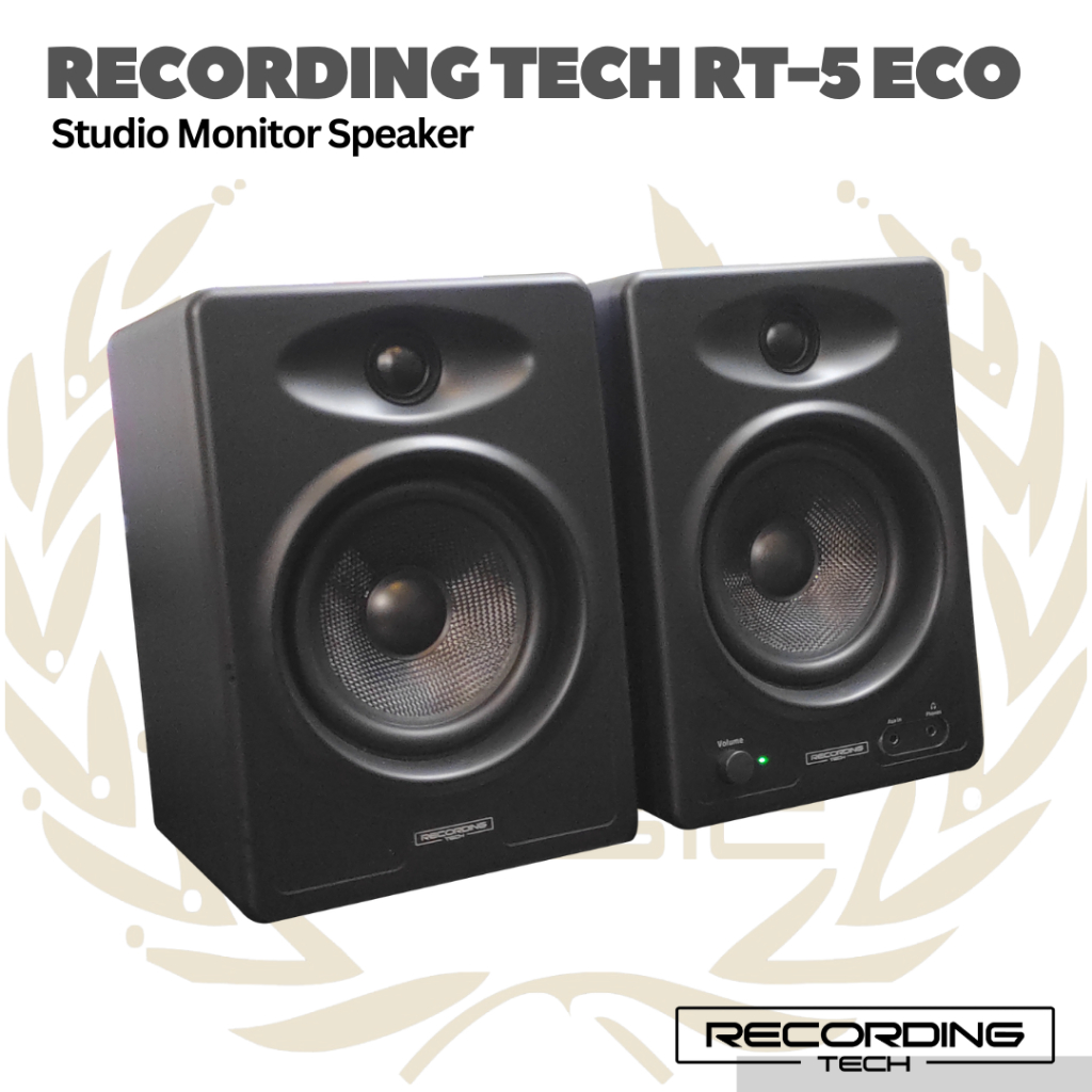 Recording Tech RT5 Eco Studio Monitor Speaker - Speaker Recording