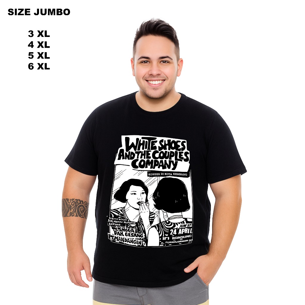 Devvogue Kaos Jumbo White Shoes T Shirt Big