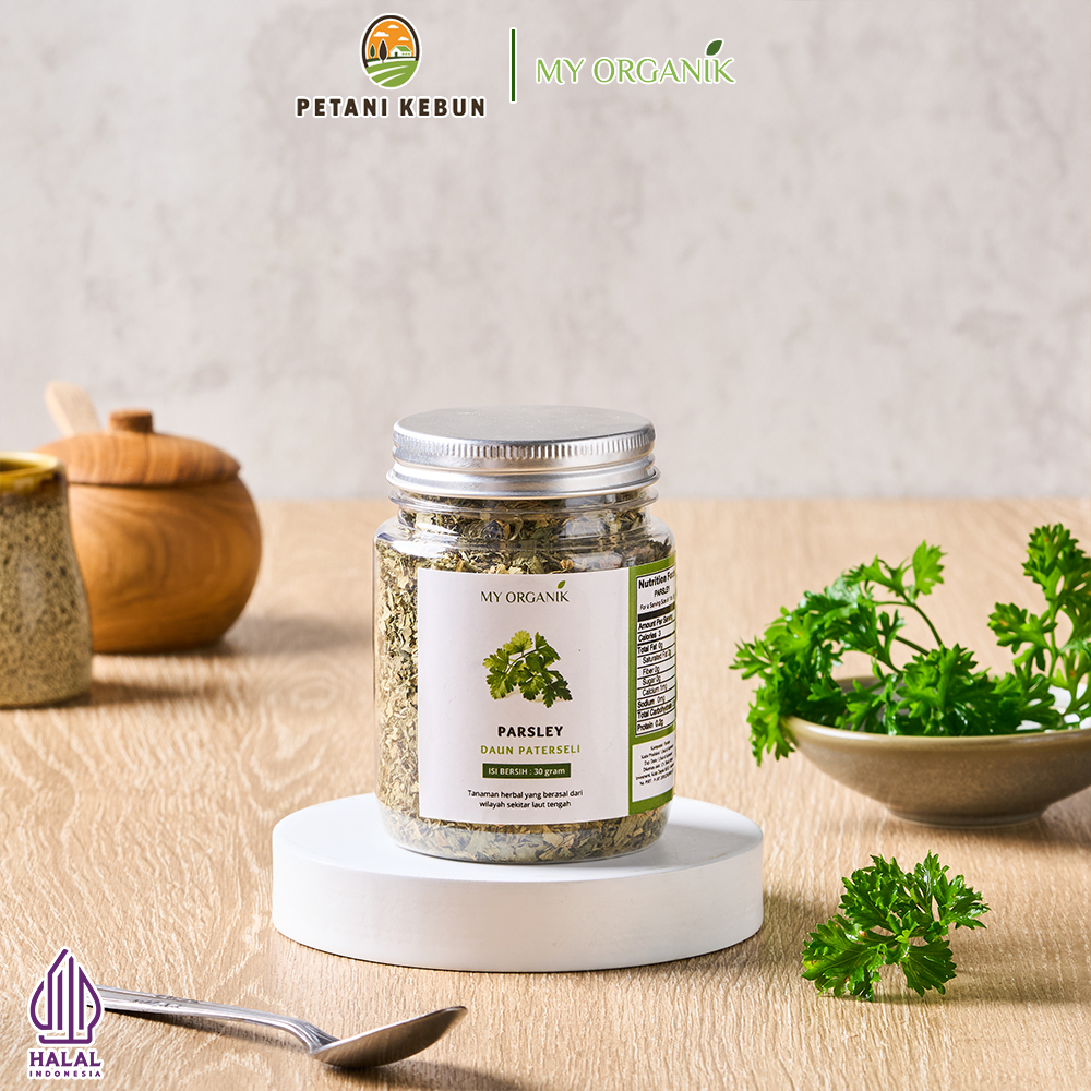 

My Organik Daun Peterseli Bumbu Masak Dapur Tabur Parsley Flake 15gr 30gr 45gr
