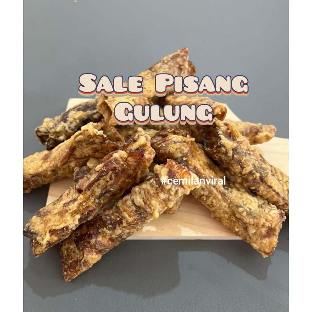 

Cemilan Viral Sale Pisang Gulung Manis Renyah Snack Food Makanan