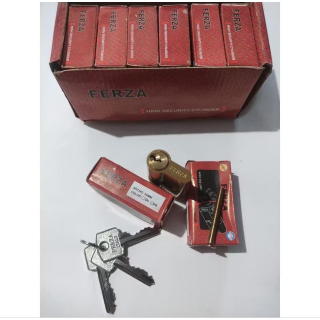 FERZA/Kunci silinder/ Pintu besi / pintu kayu/ Pintu harmonika