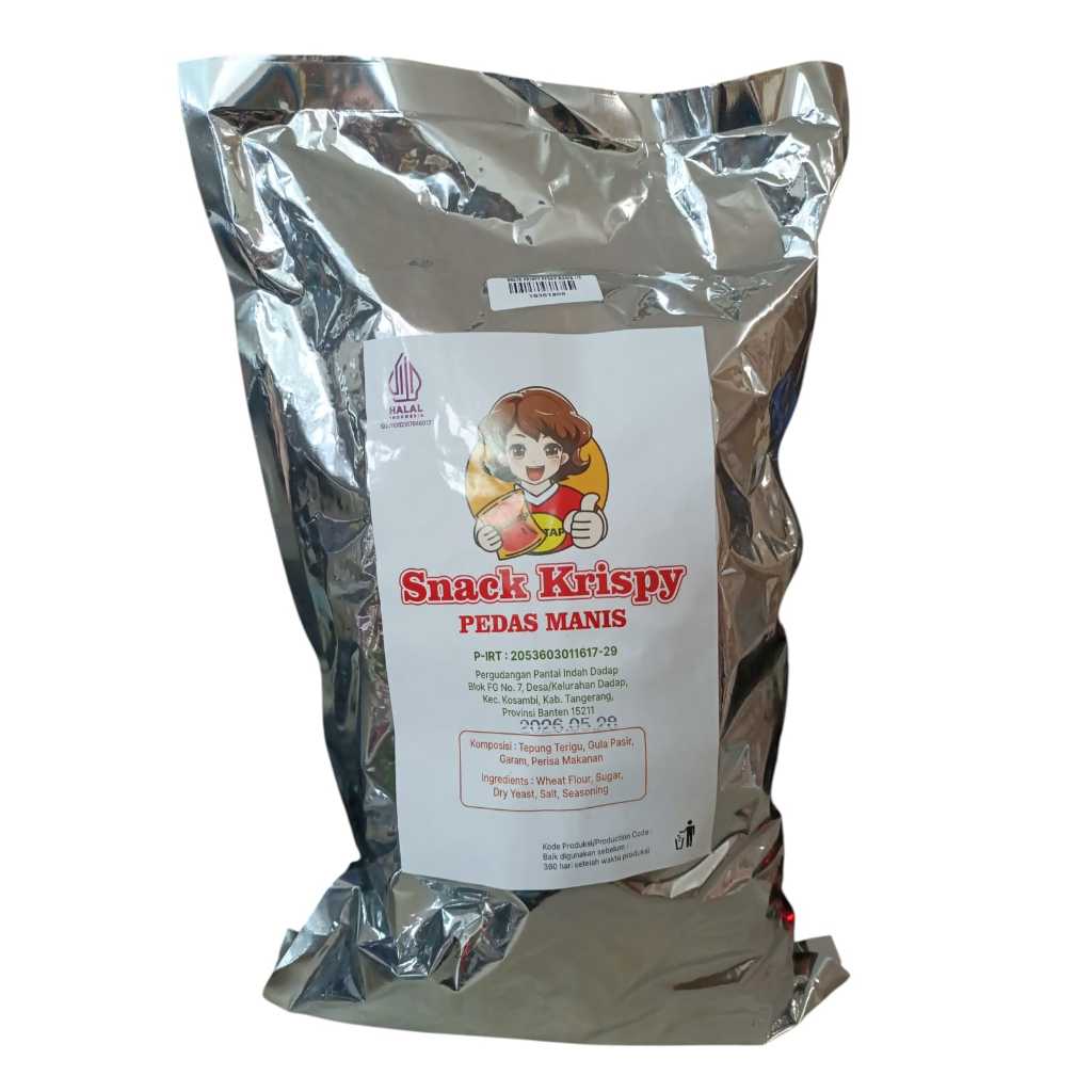 

Snack Krispy Pedas Manis