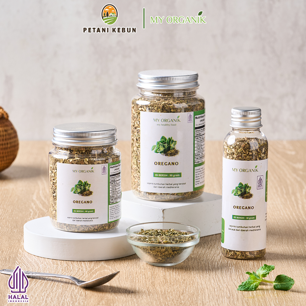 

MyOrganik Bumbu Dapur Oregano Parsley Rosemary Thyme Basil Italian Herbs Bubuk Origano Pizza Premium
