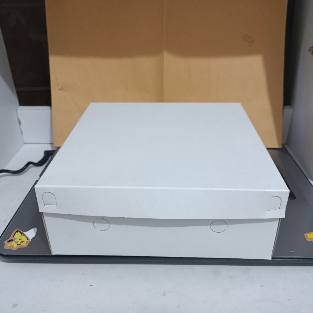 Dus Box Nasi 20x20 / Dus Catering Putih 20x20 400Gram + Mika Sekat 7 Isi 50pcs