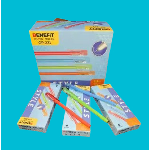 

PACK BOLPEN GEL BENEFIT STYLE GP-333 ISI 12PCS