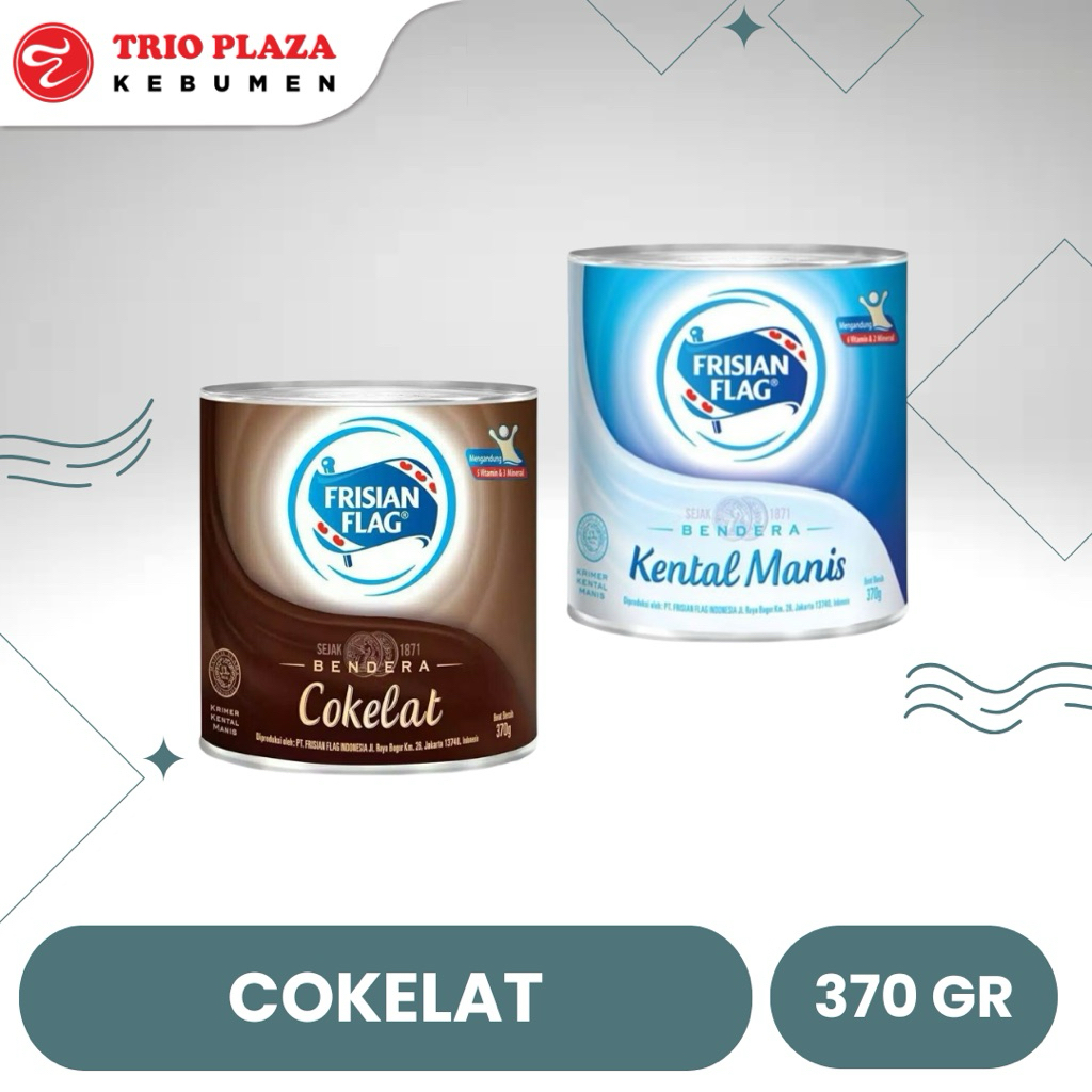 

FRISIAN FLAG / BENDERA SKM COKLAT / SUSU KENTAL MANIS 370 GRAM KALENG