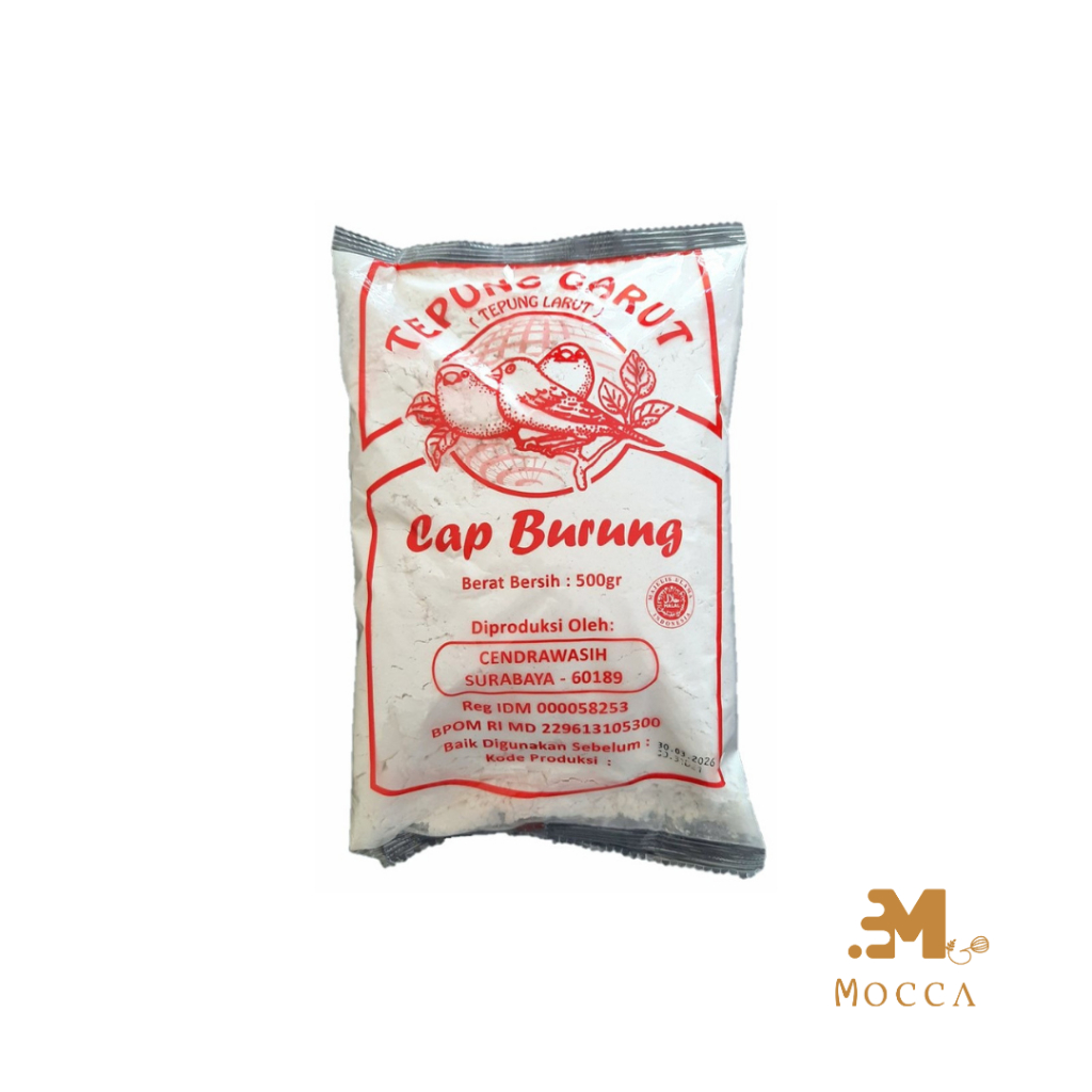 

TEPUNG LARUT / GARUT CAP BURUNG 500GR