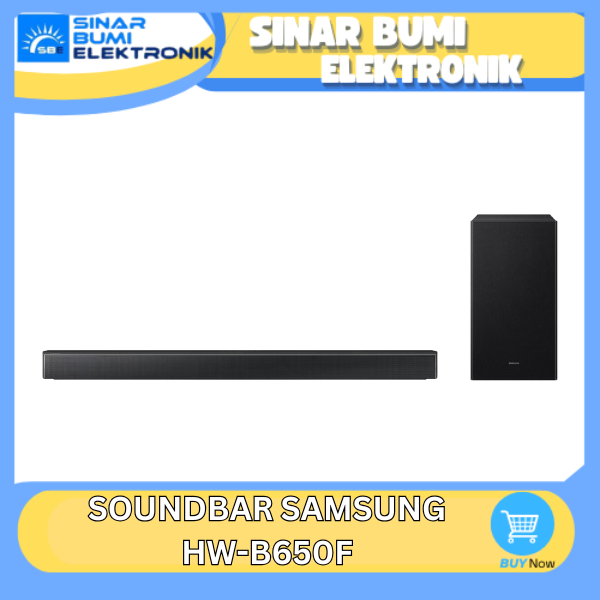 Samsung HW-B650F Soundbar w/ Subwoofer 3.1ch Dolby Atmos - HW-B650F/XD / HW-B650