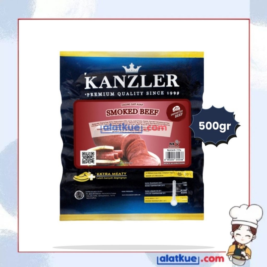 

KANZLER SMOKED BEEF 250GR | Frozen Food Kanzler Smoked Beef 250gr