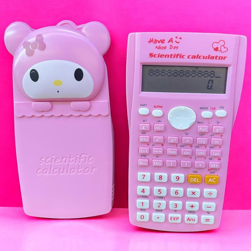 Calculator Scientific Melody Kuliah Calculator ilmiah Karakter Melody Pink Kalkulator Muka Melody